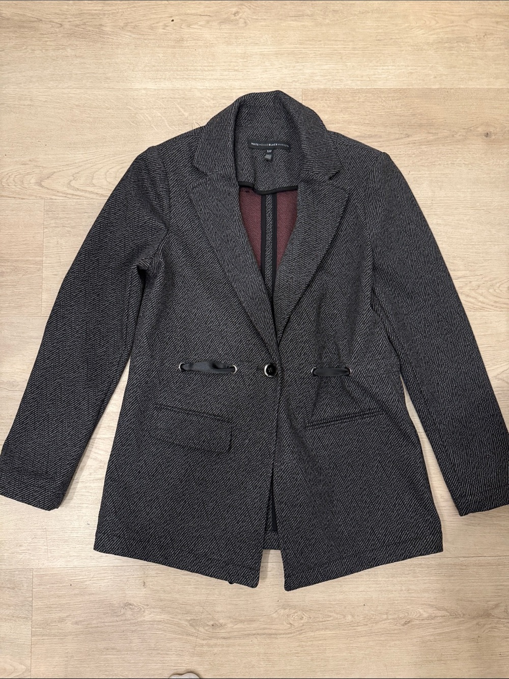 White House Black Market Charcoal Gray Women's Blazer